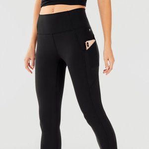 NEW Fabletics High-Waisted Pocket 7/8- Black